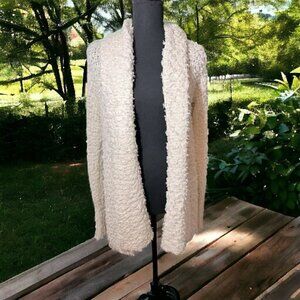 Anthropologie Akemi + Kim Beige Boucle Cardigan, Women’s Size XS